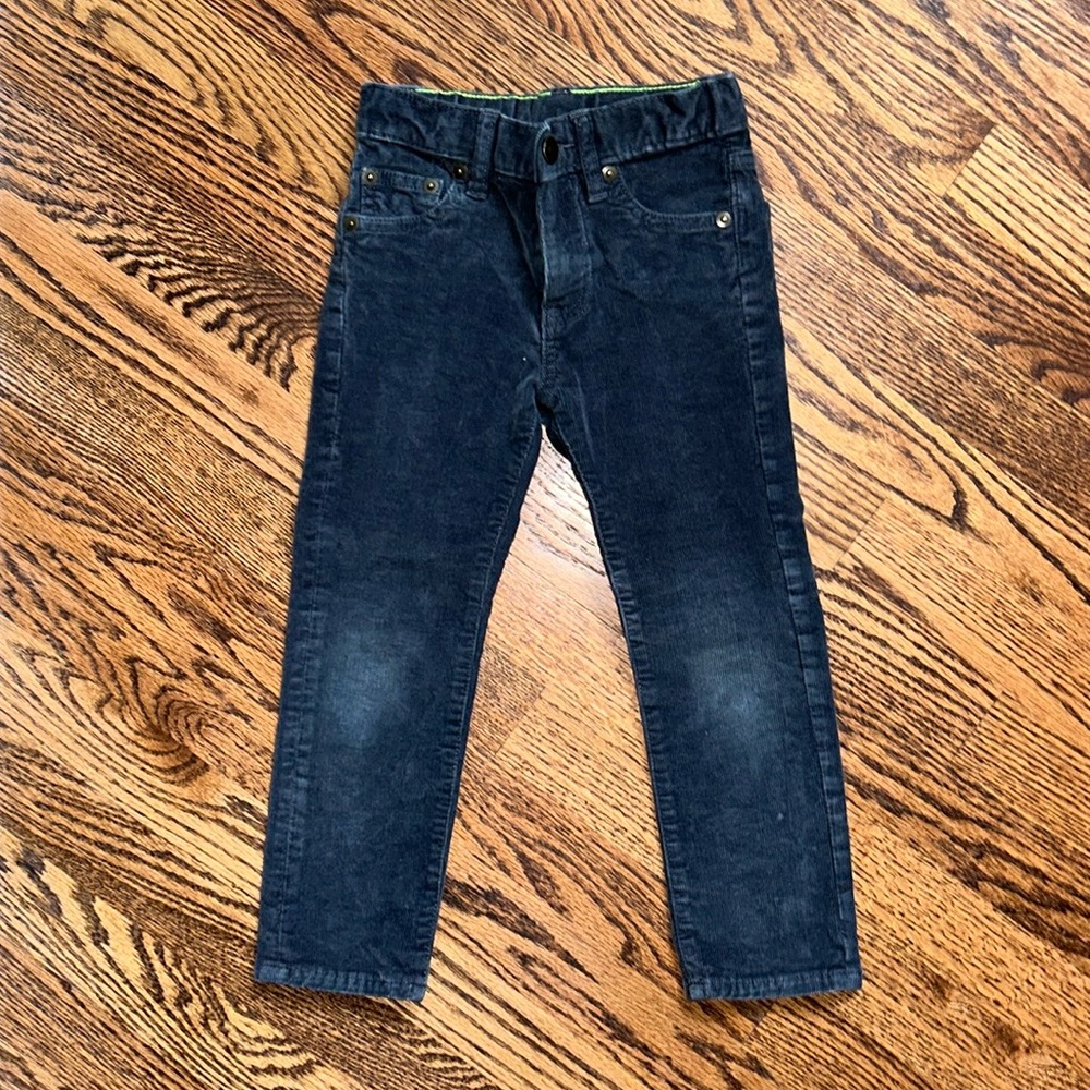 Boys Crewcuts Gray Corduroy Slim fit Pants Size 4